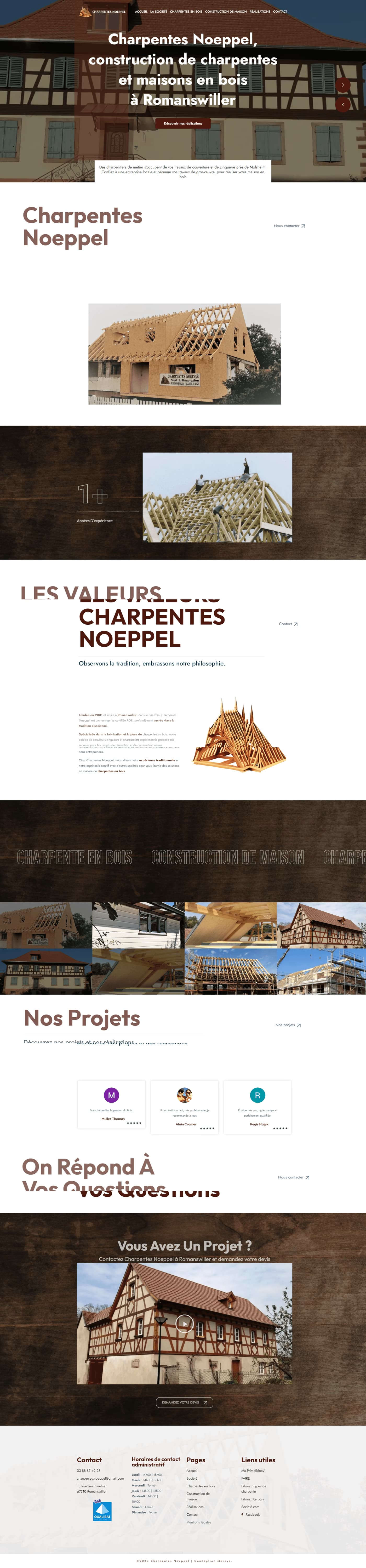 Charpentes Noeppel — site web 1