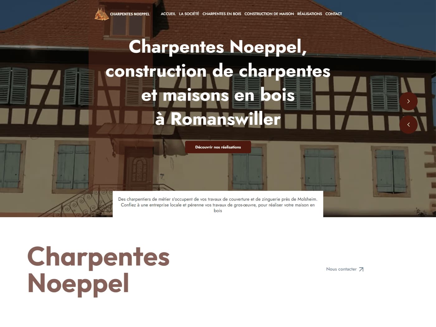 Charpentes Noeppel — Bâtiment / Bois