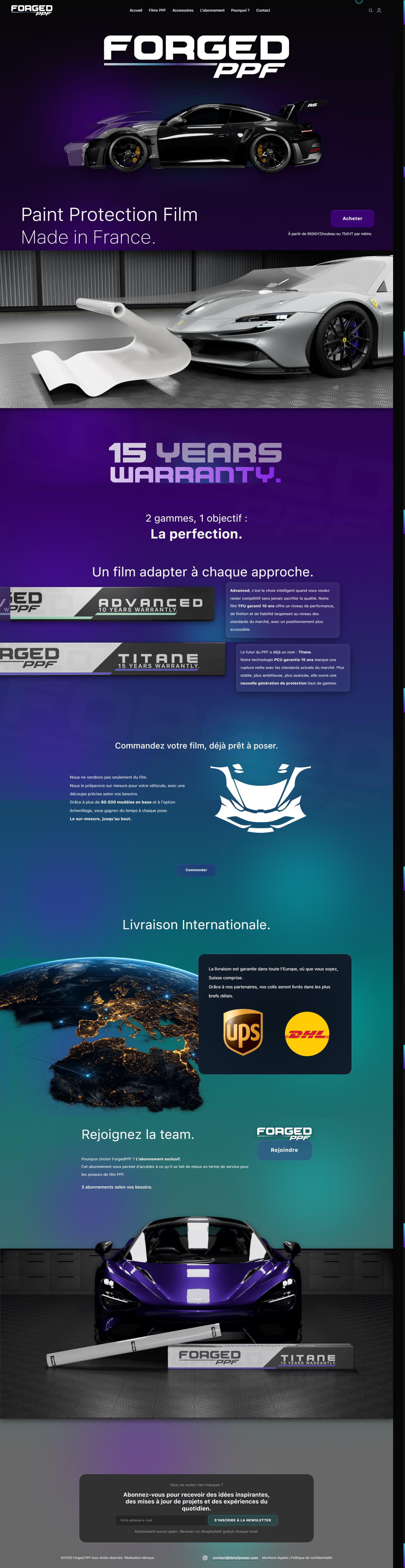 Forged PPF — site web 1