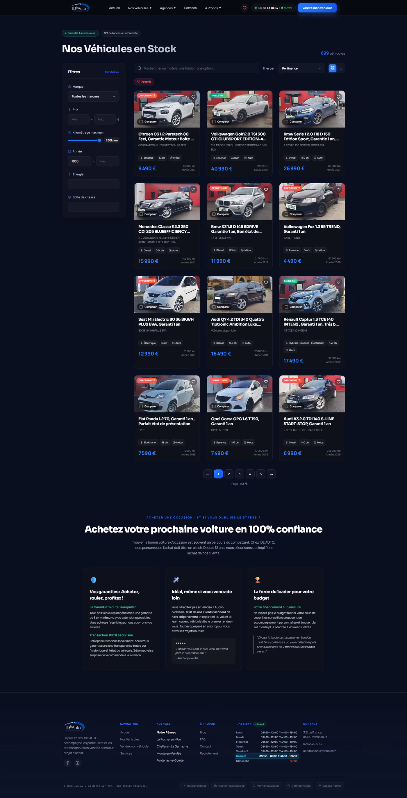 IDE Auto — site web 2