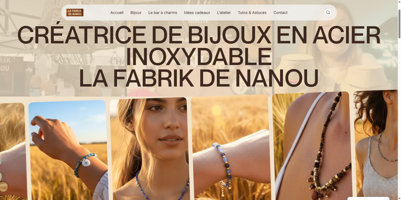 La Fabrik de Nanou — site web 2