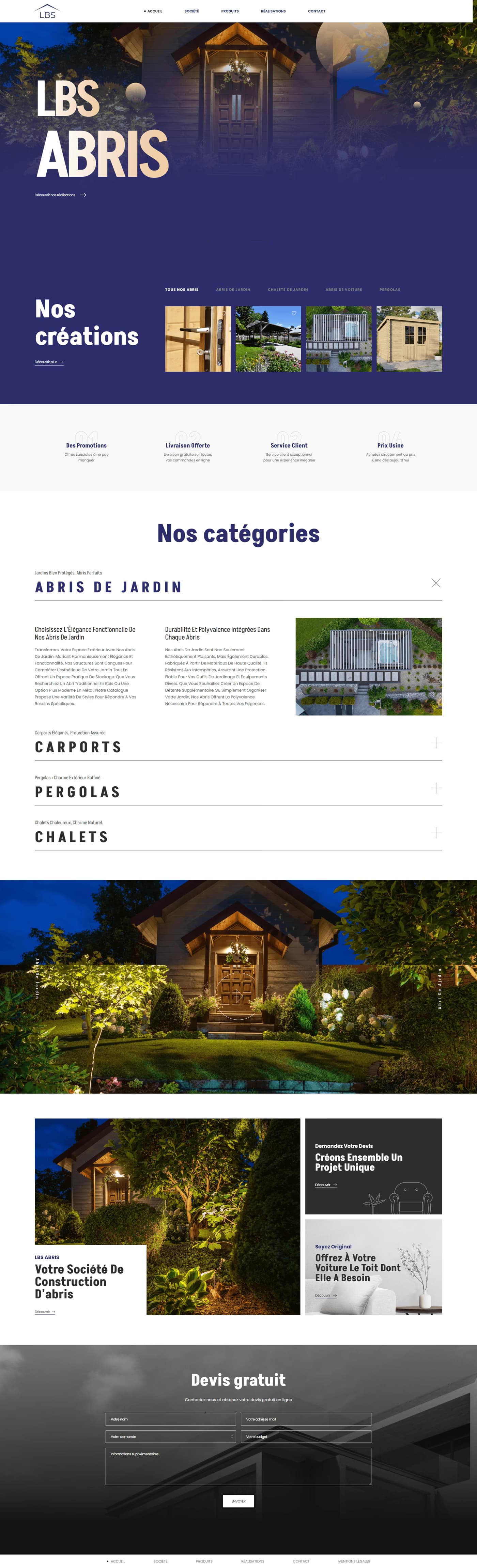 LBS Abris — site web 1