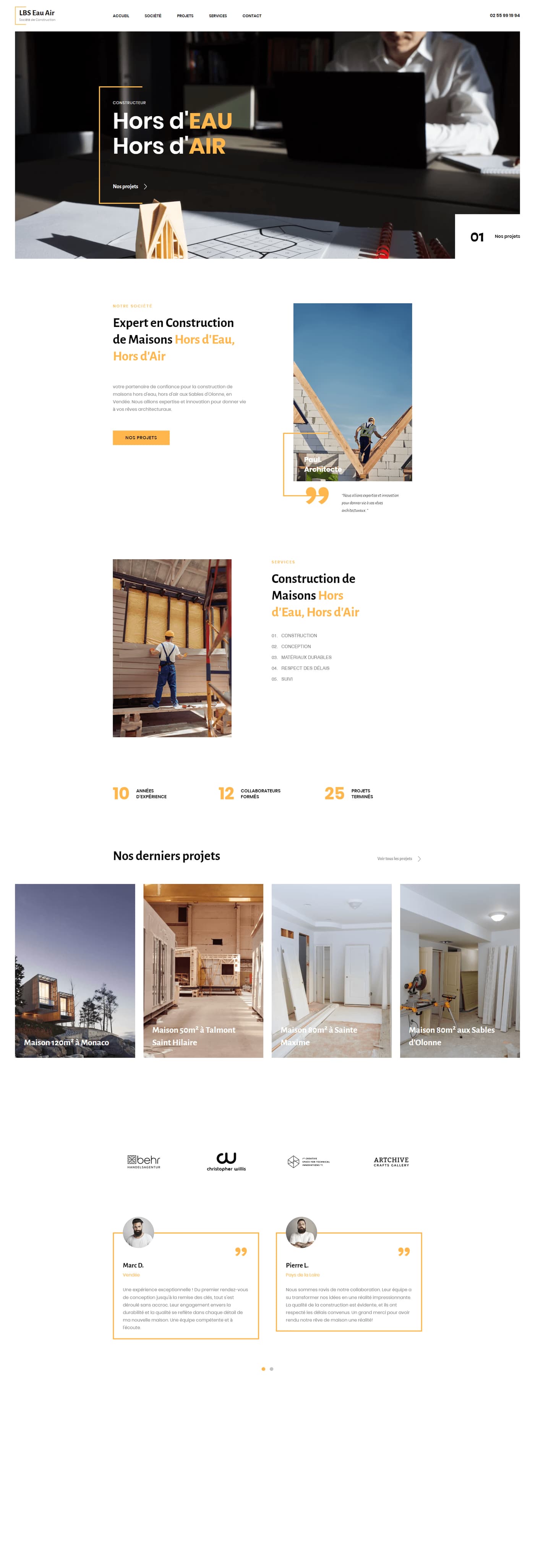 LBS Eau Air — site web 1