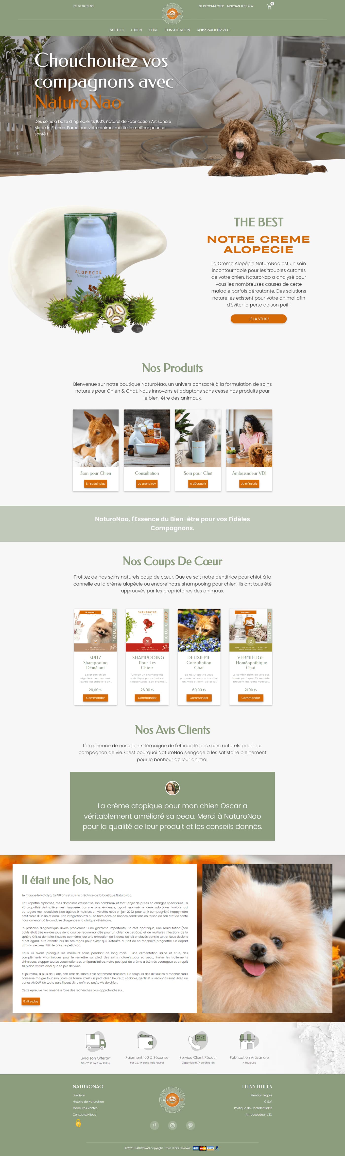 Naturonao — site web 1