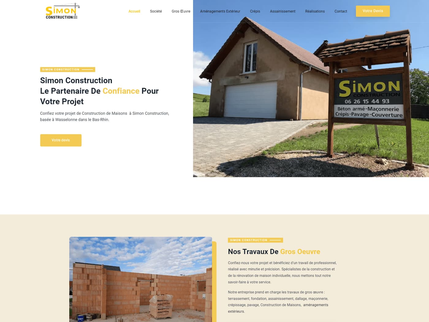 Simon Construction — Bâtiment / Maçonnerie