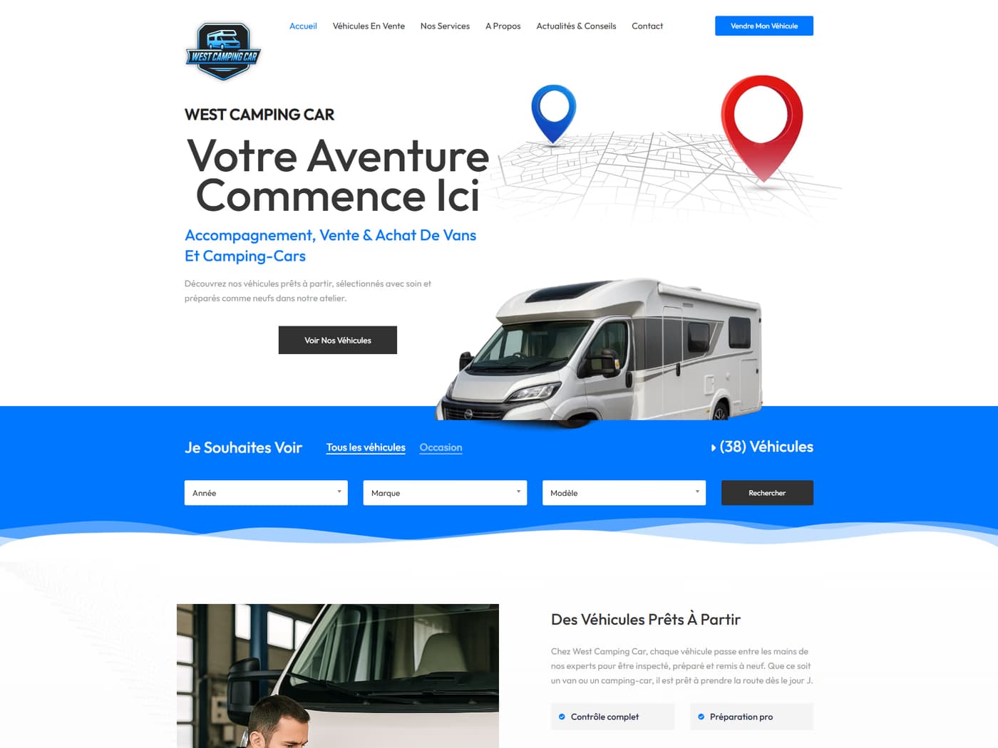 West Camping Car — Véhicules