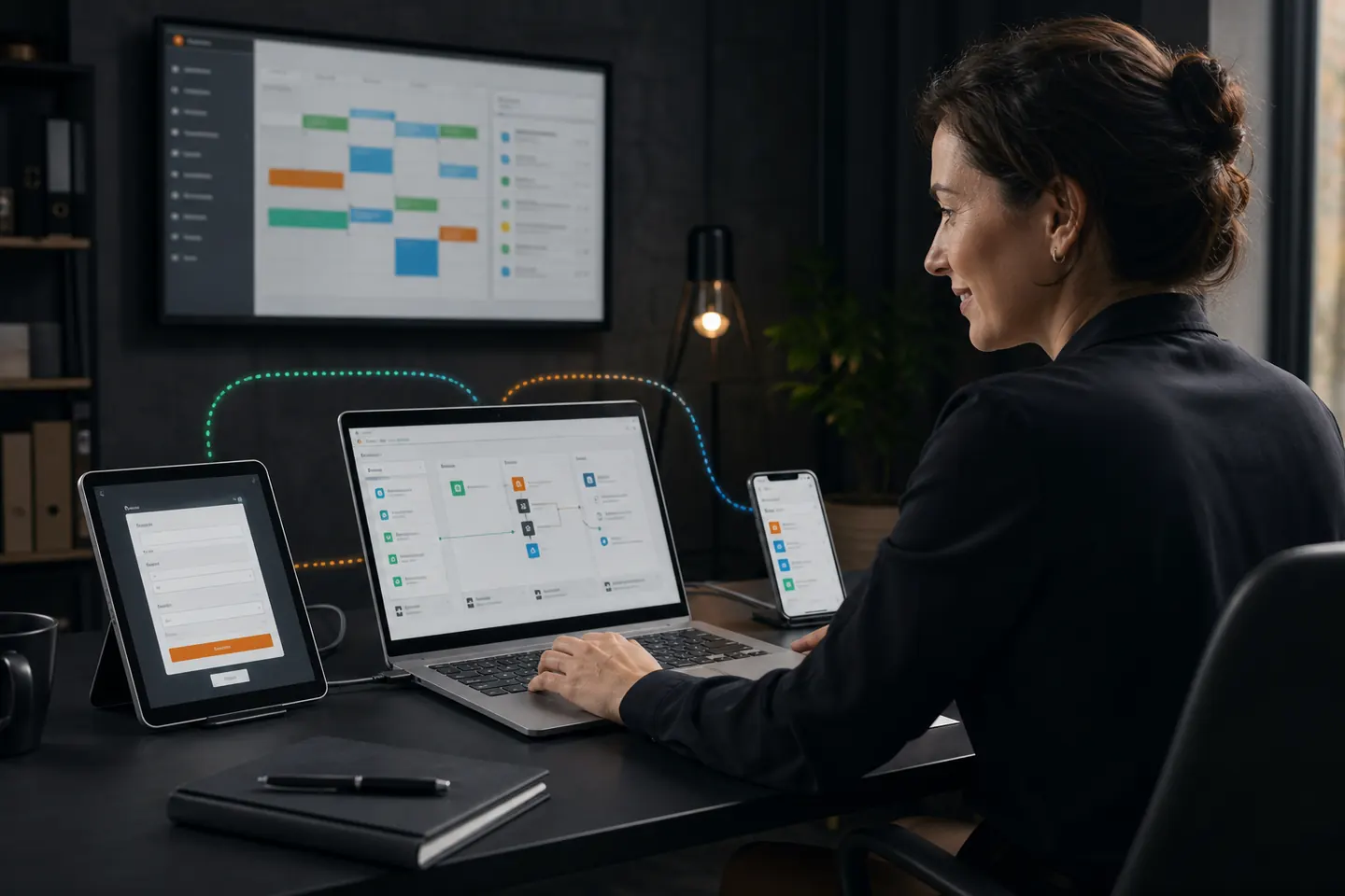 Outils web connectés dans un flux d’automatisation